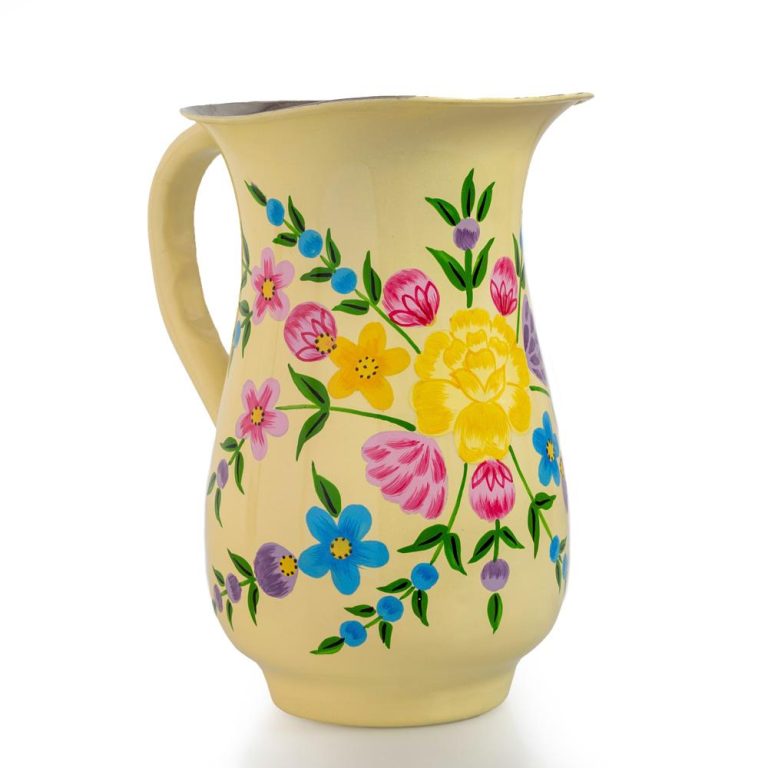 Hand Painted Stainless Sill Pitcher